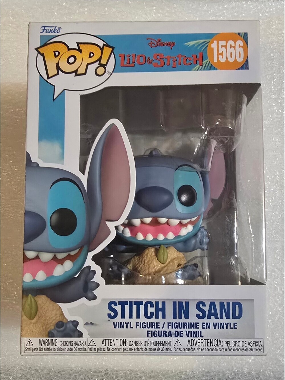 Funko Pop! Lilo & Stitch Disney 1566 Stitch In Sand NIB